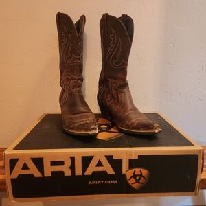 Womans Ariat Heritage Rugged Western X-Toe Bown Cowboy Boots 7.5m